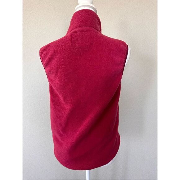 Eastern Mountain Sports Red Fleece Vest - Picture 3 of 6